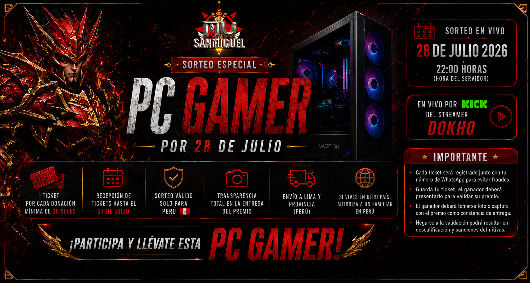 Sorteo PC Gamer MU-SANMIGUEL